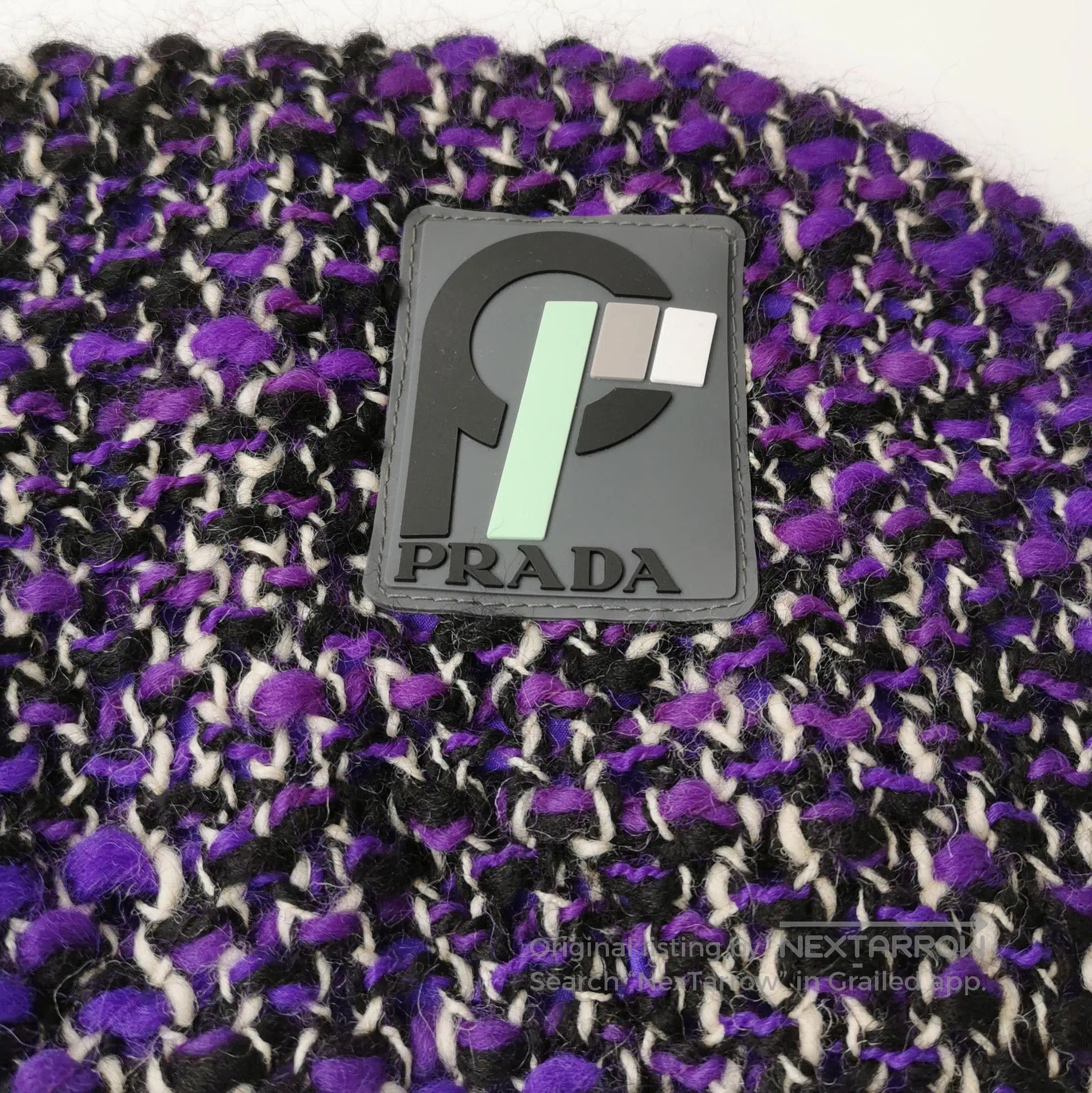Prada Prada Wool Blend Logo Knit Tube Top . Size S / US 4 / IT 40 - 2 Thumbnail