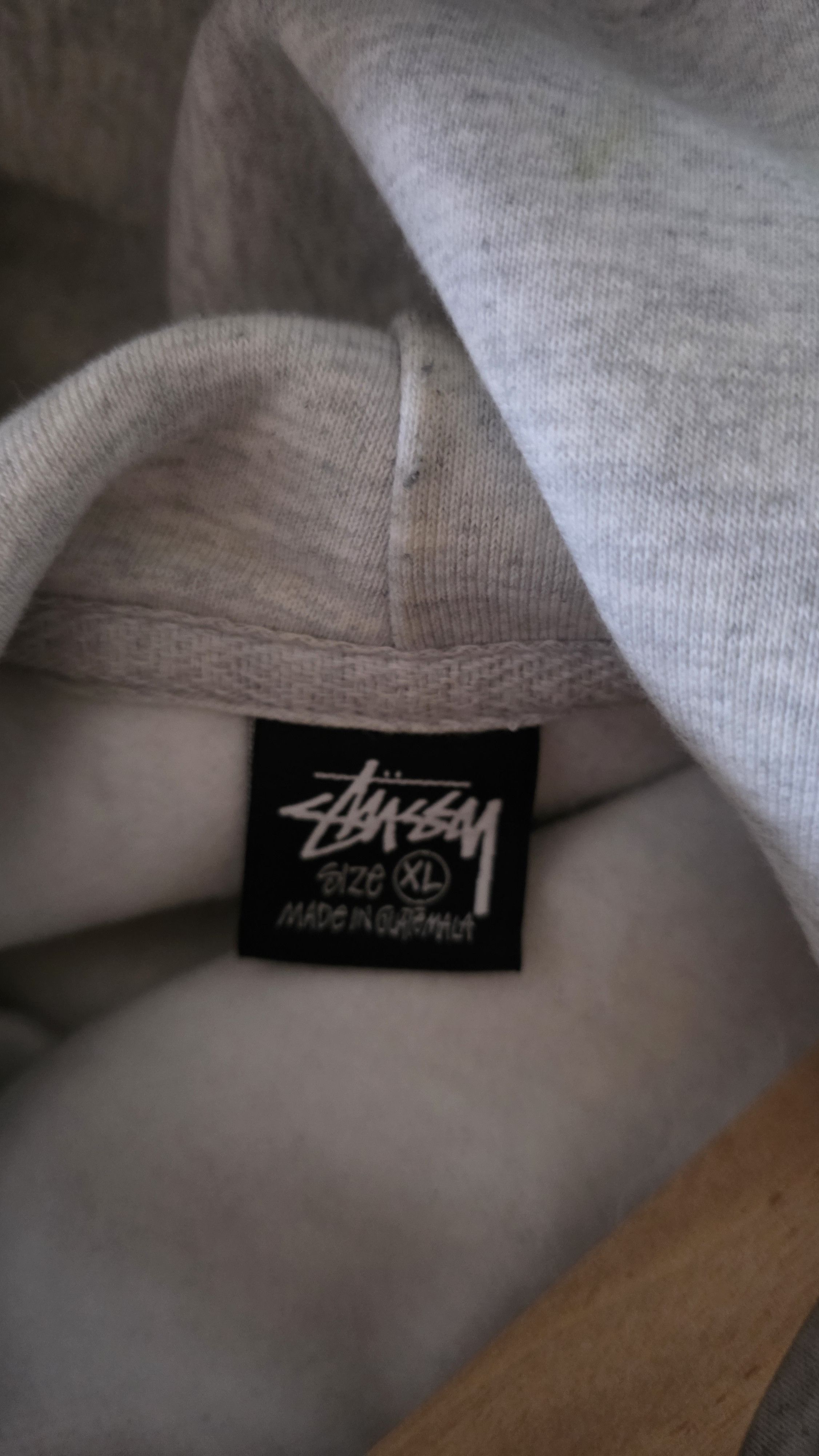 Stussy Stussy Classic Dot Hoodie 'Ash Heather' Size US XL / EU 56 / 4 - 4 Thumbnail