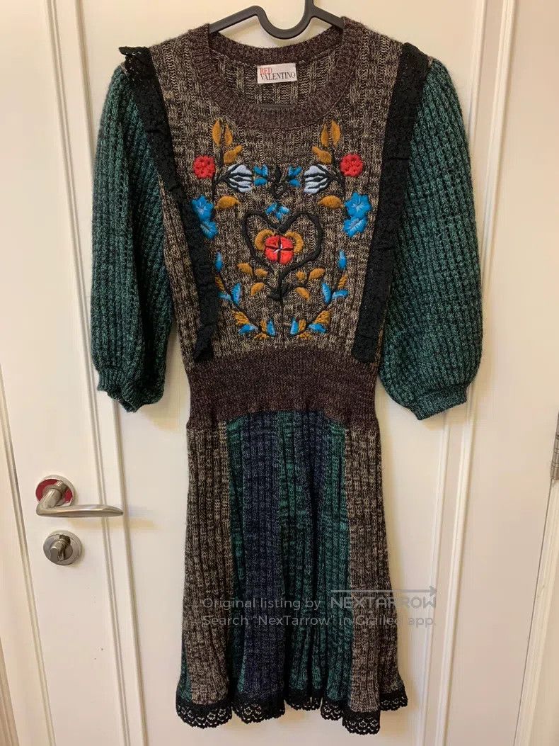Valentino Valentino Jacquard knitted dress Size S / US 4 / IT 40 - 1 Thumbnail