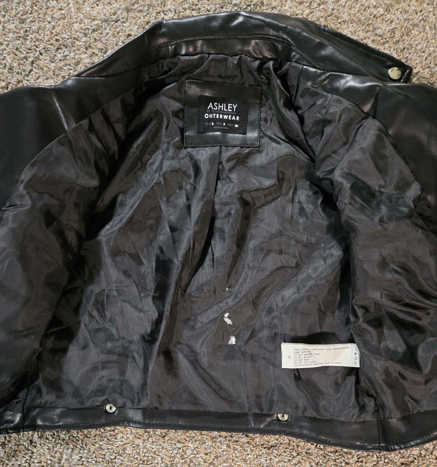 Designer Ashley By 26 International Outwear Faux Leather Crop coat S Size S / US 4 / IT 40 - 2 Thumbnail