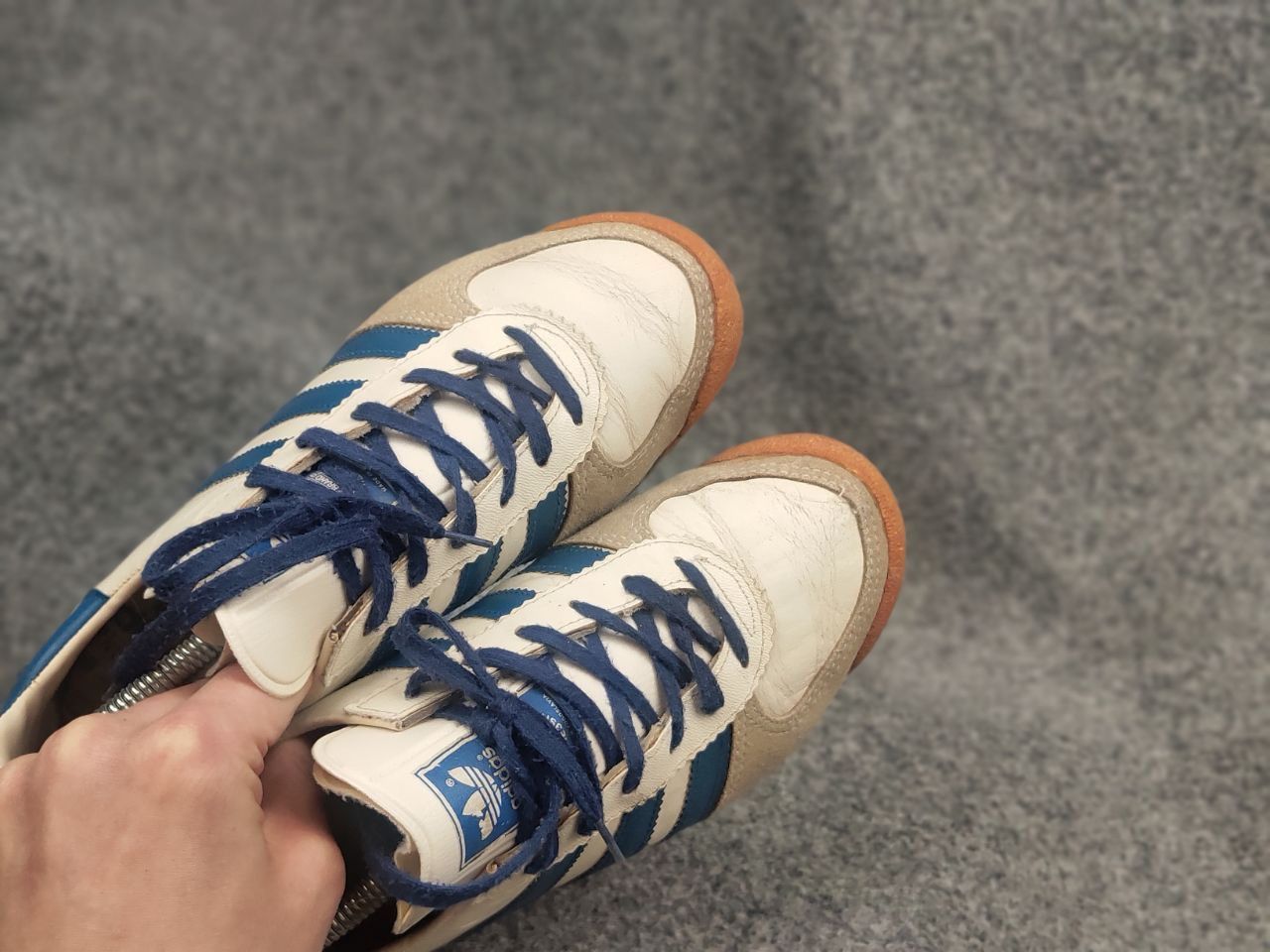 Adidas Rare Vintage 70's Adidas ROM Leather Sneakers Yugoslavia Size US 6 / EU 39 - 16 Thumbnail