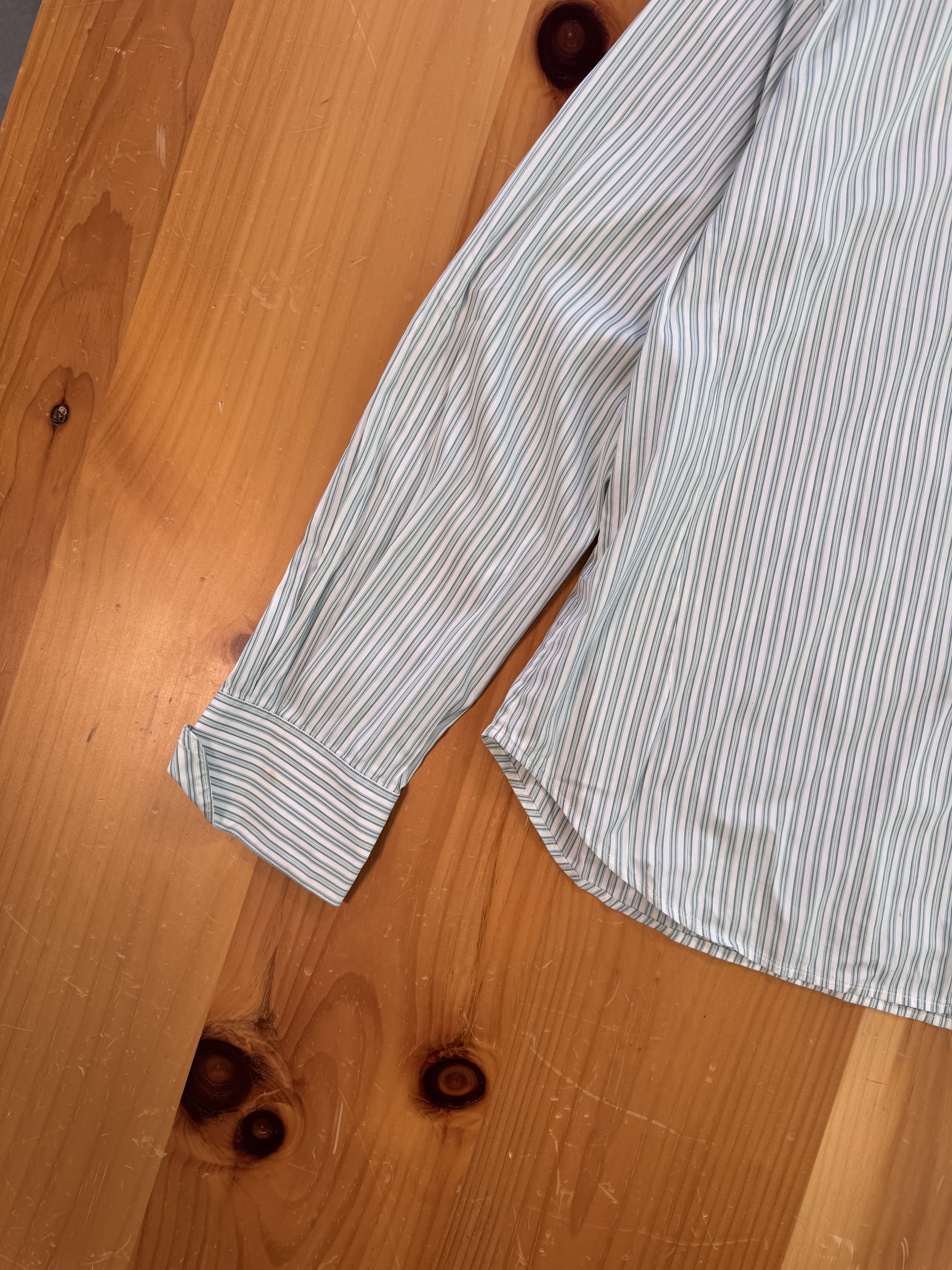 Loro Piana Lora Piana Stripe Dress Shirt Size US M / EU 48-50 / 2 - 3 Thumbnail