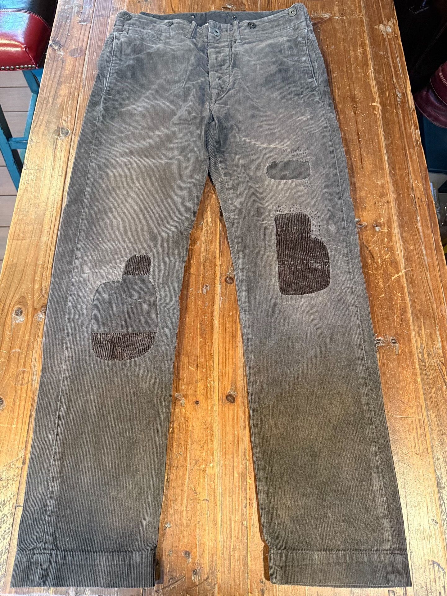 RRL Ralph Lauren RRL Dark Brown Corduroy Cargo Pants Size US 31 - 1 Thumbnail