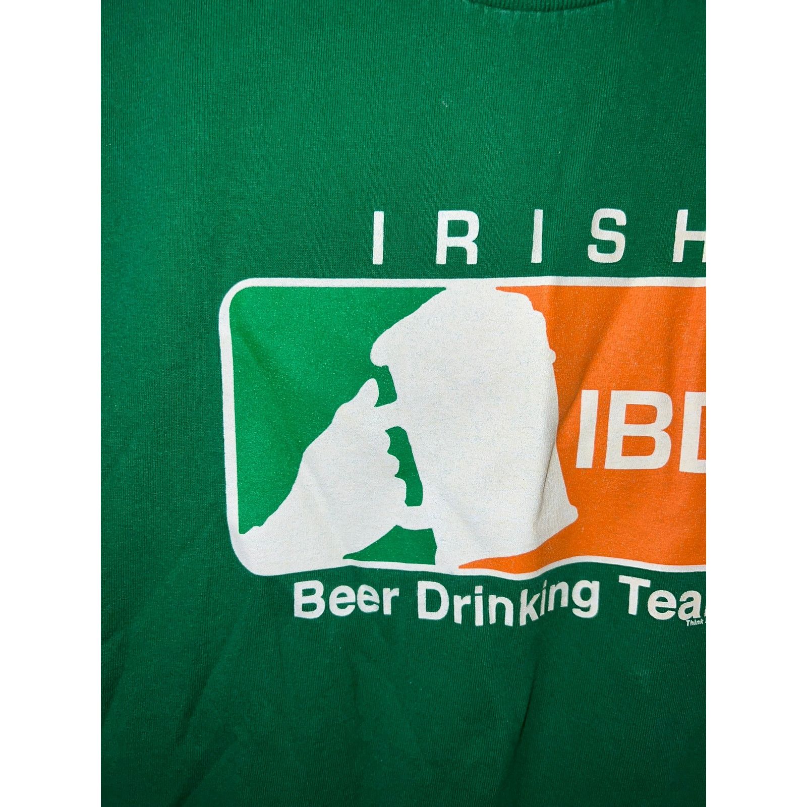 Alstyle Vintage Irish Beer Drinking Team Shirt Green Tee 2000s L Size US L / EU 52-54 / 3 - 2 Thumbnail