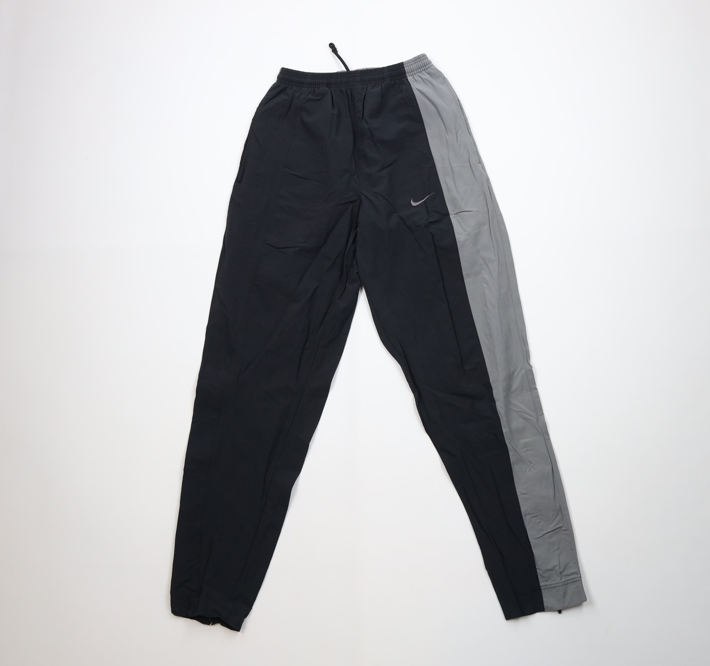 Nike Vintage Nike Mini Swoosh Tapered Leg Pants Black Stretch Size US 32 / EU 48 - 1 Thumbnail