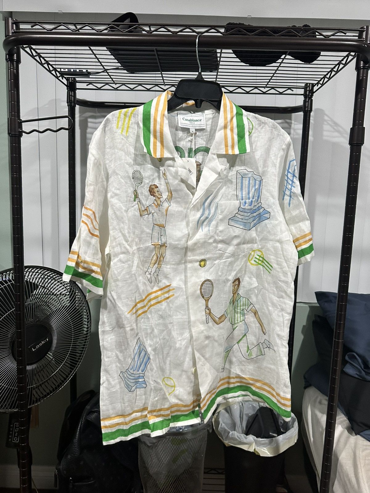 Casablanca Casablanca button up short sleeve shirt Size US M / EU 48-50 / 2 - 3 Thumbnail
