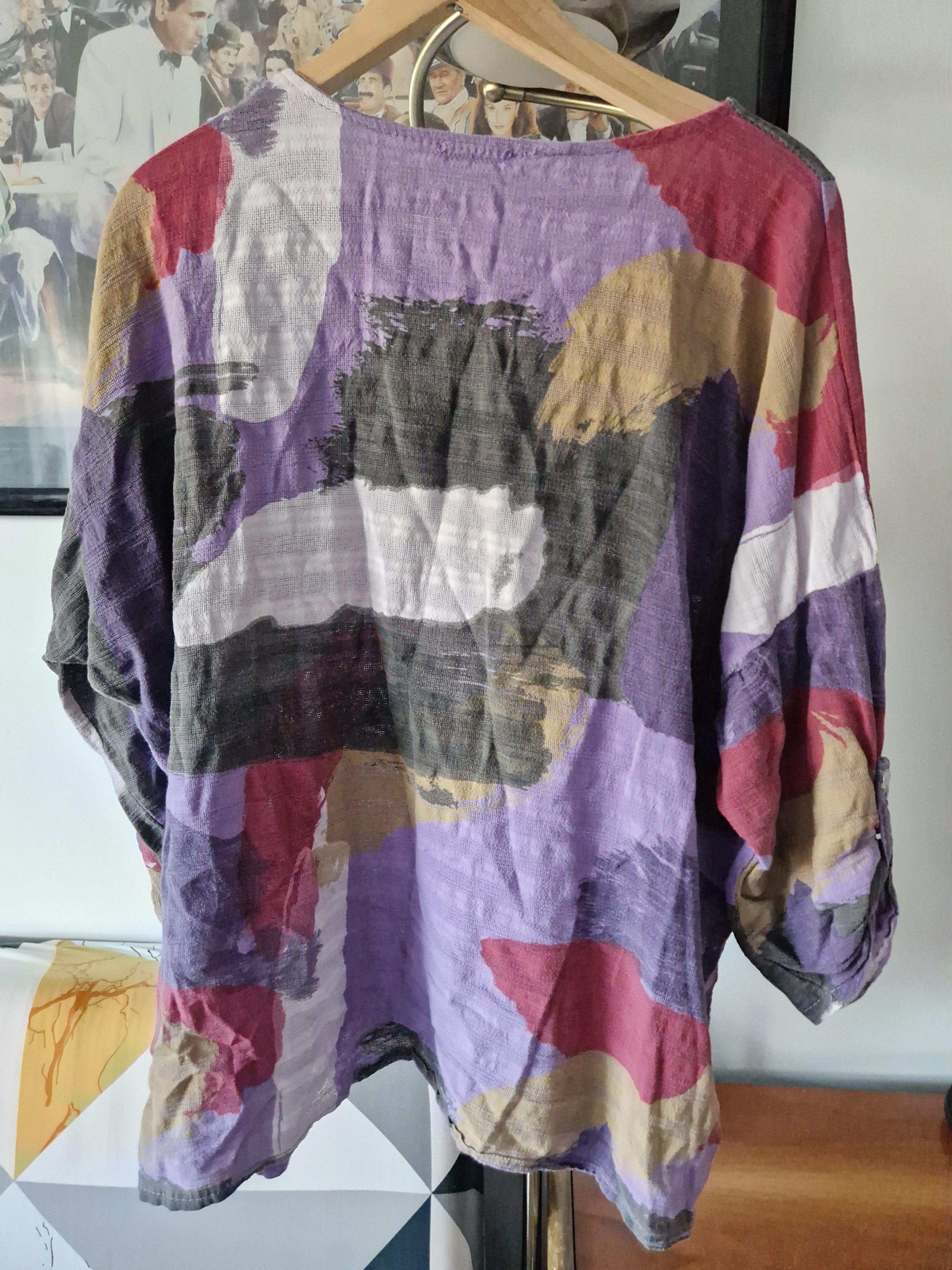 Vintage Vintage cotton retro Italy made blouse Size M / US 6-8 / IT 42-44 - 4 Thumbnail