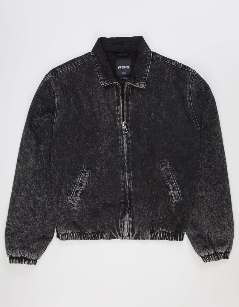 Tillys acid washed denim oversize bomber jacket Size US S / EU 44-46 / 1 - 1 Thumbnail