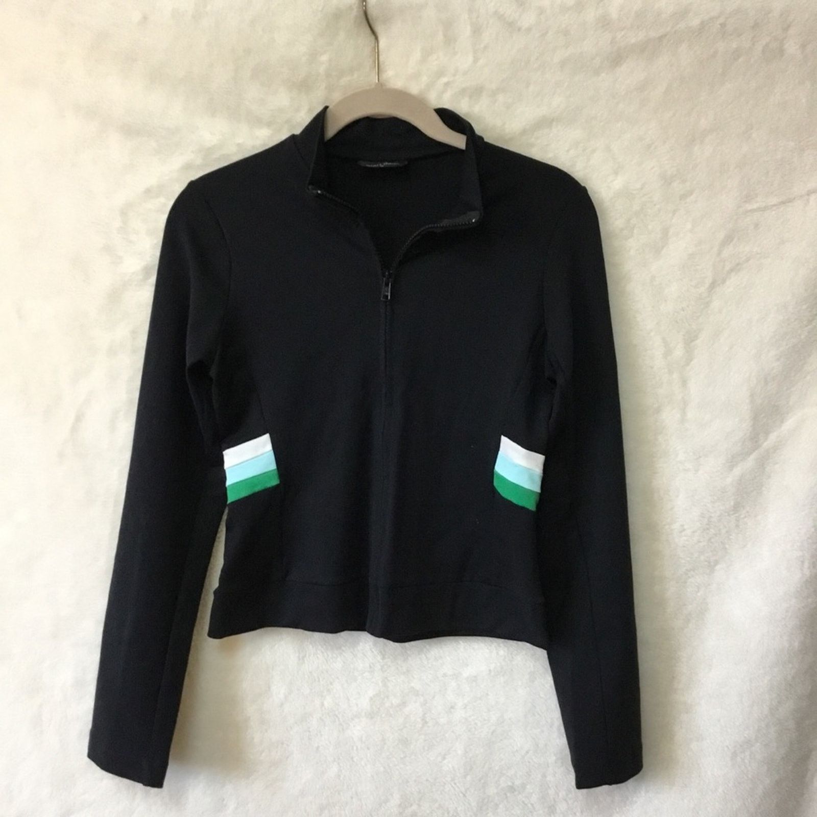 Other Mari Dade Black Zip-up Sweatshirt Size S / US 4 / IT 40 - 1 Thumbnail