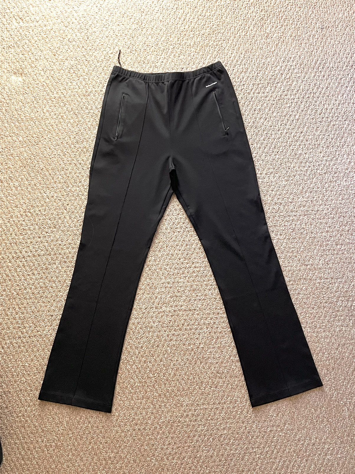 Image of Balenciaga Archetype Slim Track Pants in Black, Men's (Size 30)