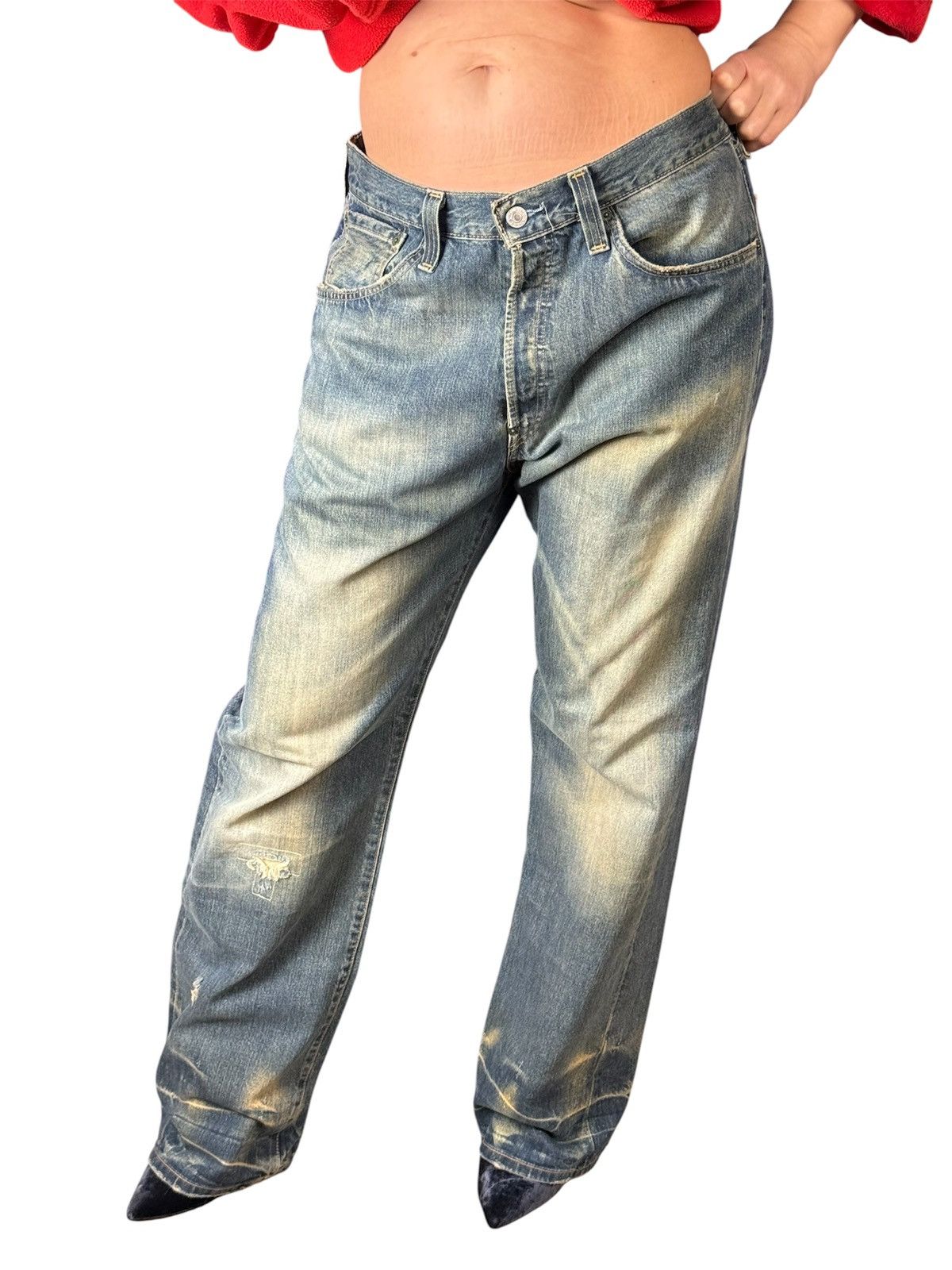 Levi's Levis 542 04 Engineered Garments Jeans Vintage Chinch Y2K Size US 34 / EU 50 - 2 Thumbnail