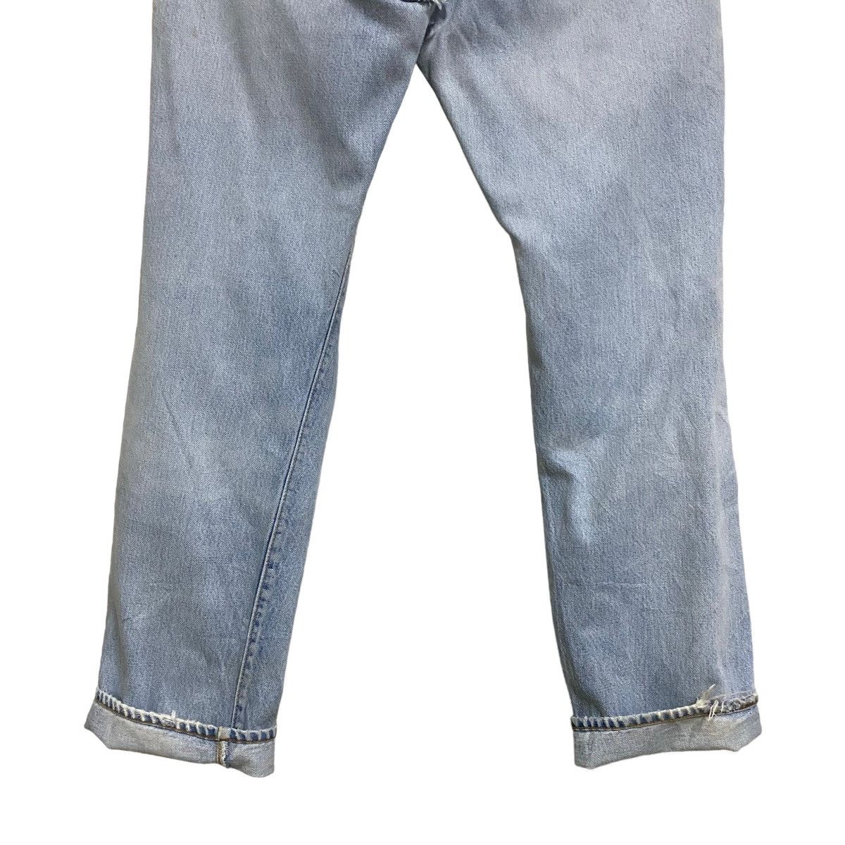 Levi's Vintage Levis 501 Redline Thrashed Jeans Button6 Size US 34 / EU 50 - 17 Thumbnail