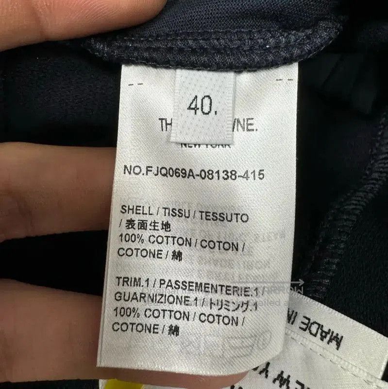 Thom Browne Thom Browne Navy Cotton Women's Casual Pants . Size 23" - 4 Thumbnail