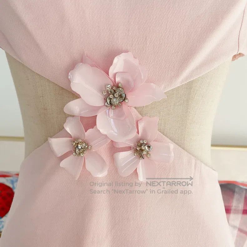 Valentino Valentino Flower openwork dress Size M / US 6-8 / IT 42-44 - 5 Thumbnail