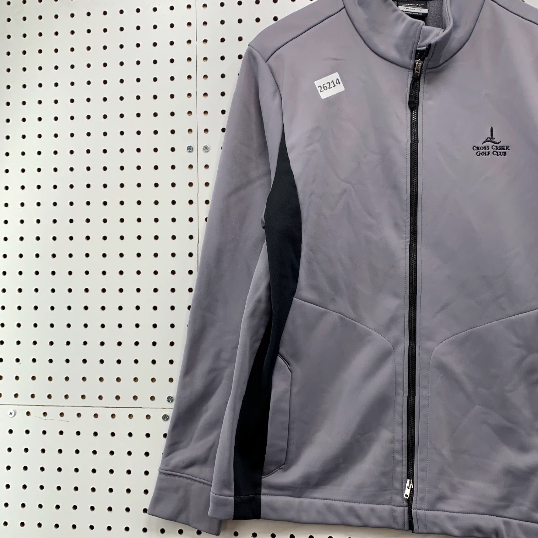 Nike Nike Golf Therma Fit Windbreaker Jacket Gray Mens Small 21x27.5 Cross Creek GC Size US S / EU 44-46 / 1 - 3 Thumbnail