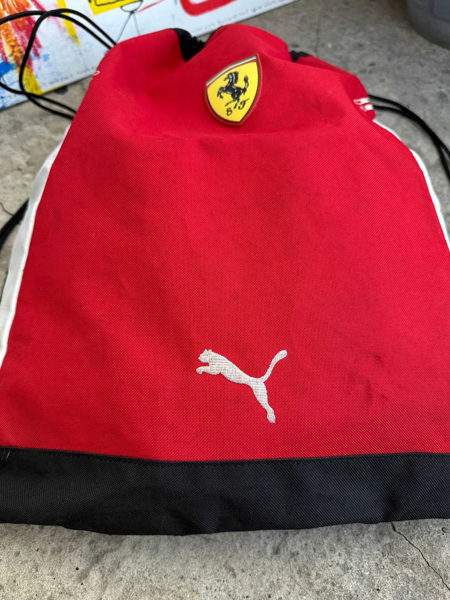 Ferrari Vintage Ferrari bag puma sport backpack Size ONE SIZE - 3 Thumbnail