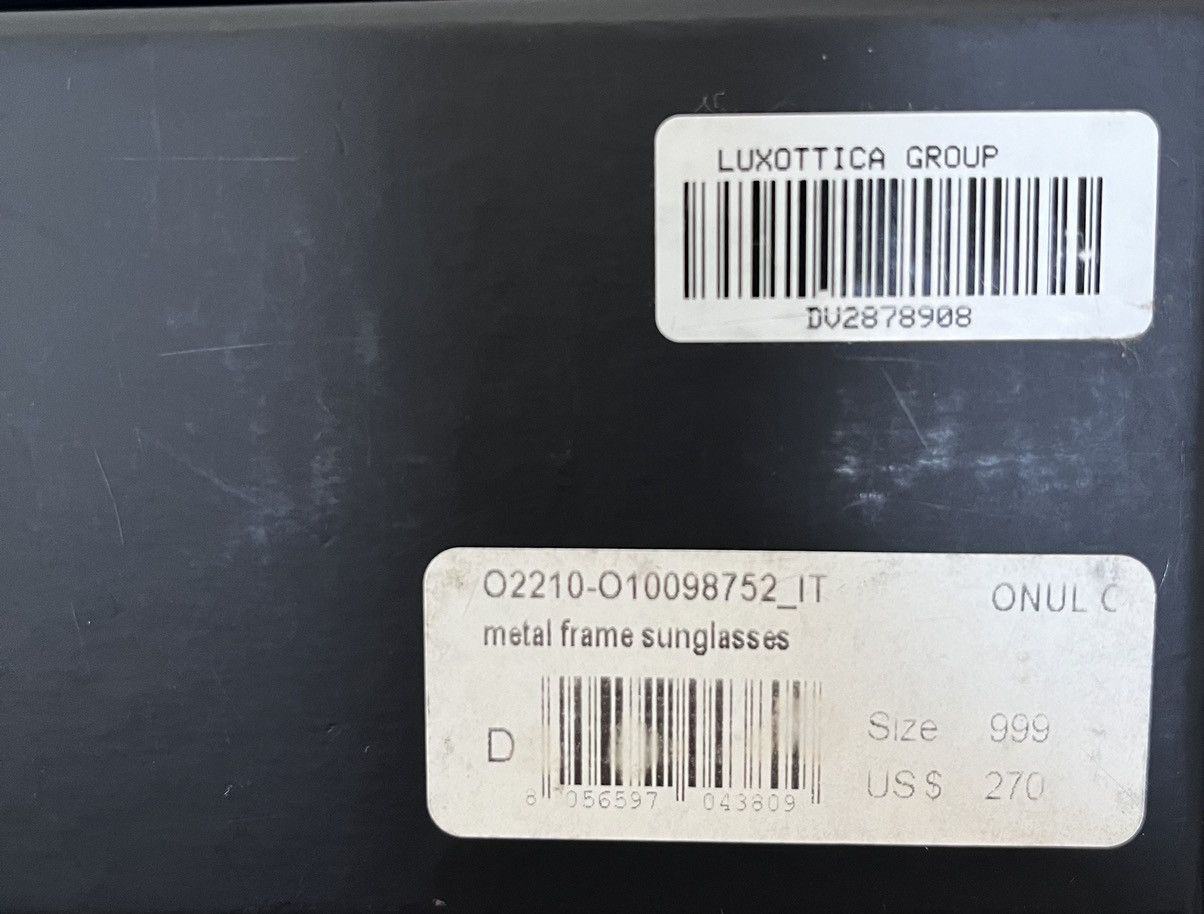 Versace Versace black round sunglasses Size ONE SIZE - 14 Thumbnail