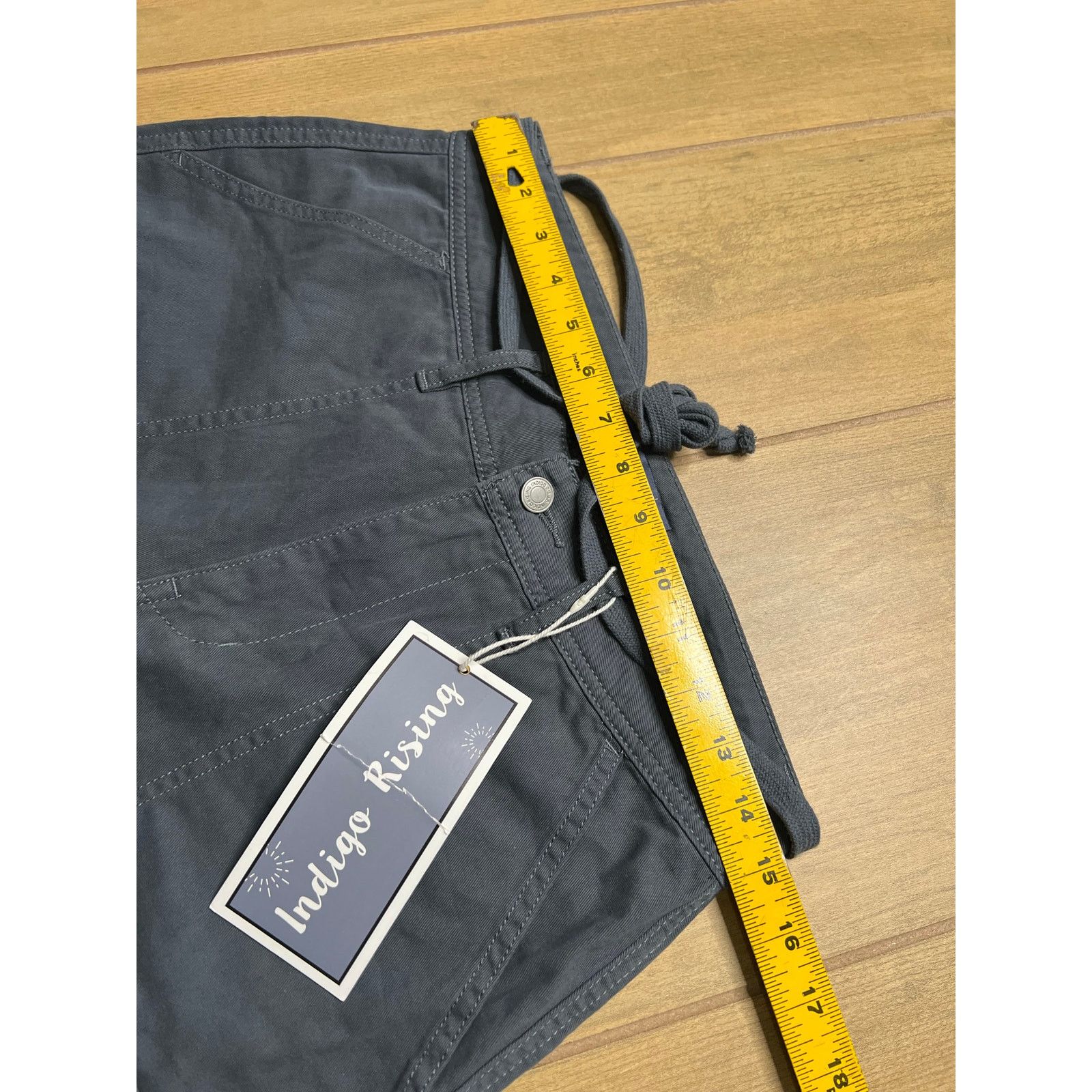 Vintage Indigo Rising Cargo Pants Wide Leg Gray Size 7/28 NWT Y2K Size 27" / US 4 / IT 40 - 8 Thumbnail