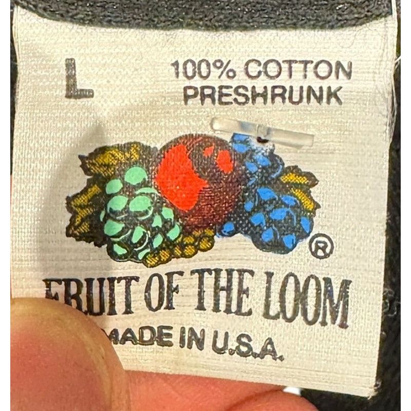 Fruit Of The Loom Vintage Rod Stewart Out Of Order Tour Tee 80s Large Size US L / EU 52-54 / 3 - 7 Thumbnail