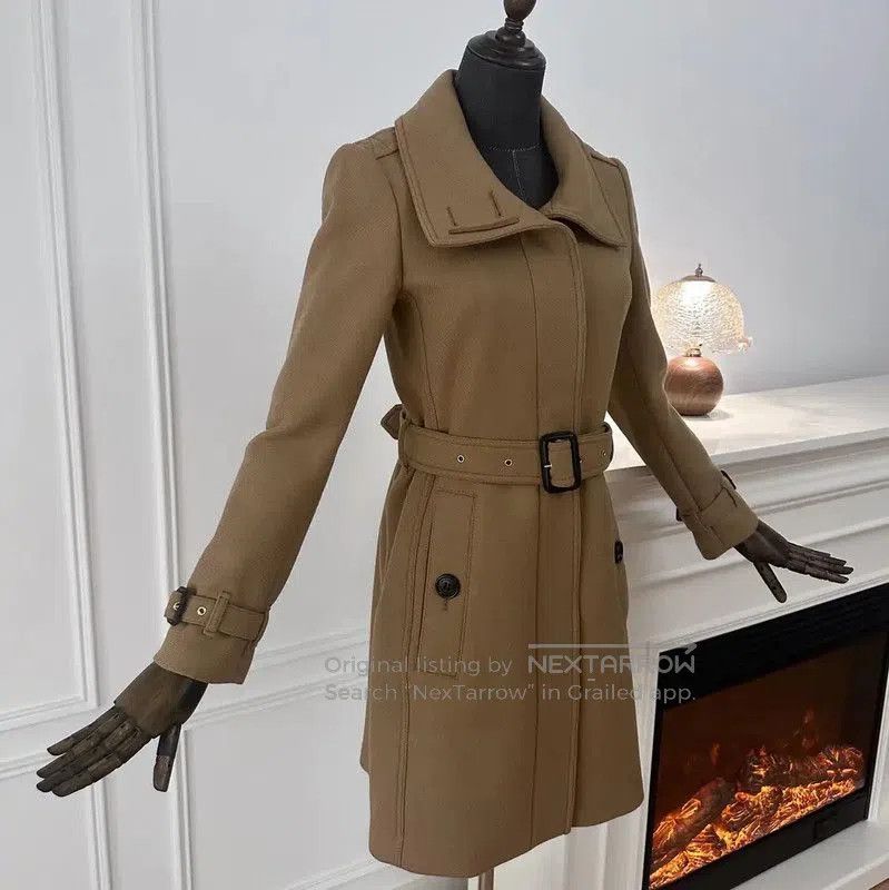 Burberry Burberry Brown Womens Coat S Size. Size S / US 4 / IT 40 - 2 Thumbnail