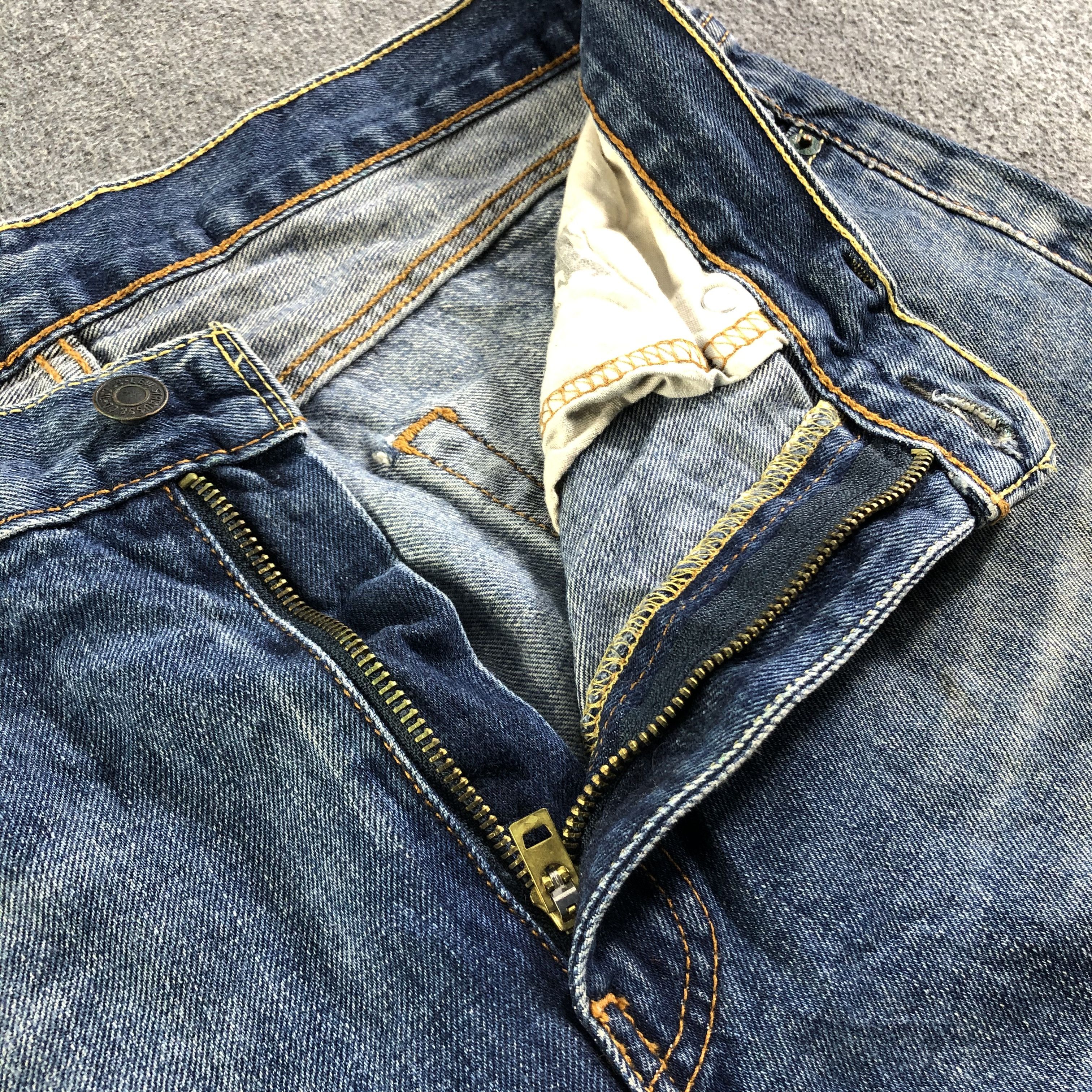 Levi's Vintage Blue Wash Levis 505 Jeans-J3148 Size US 35 - 8 Thumbnail