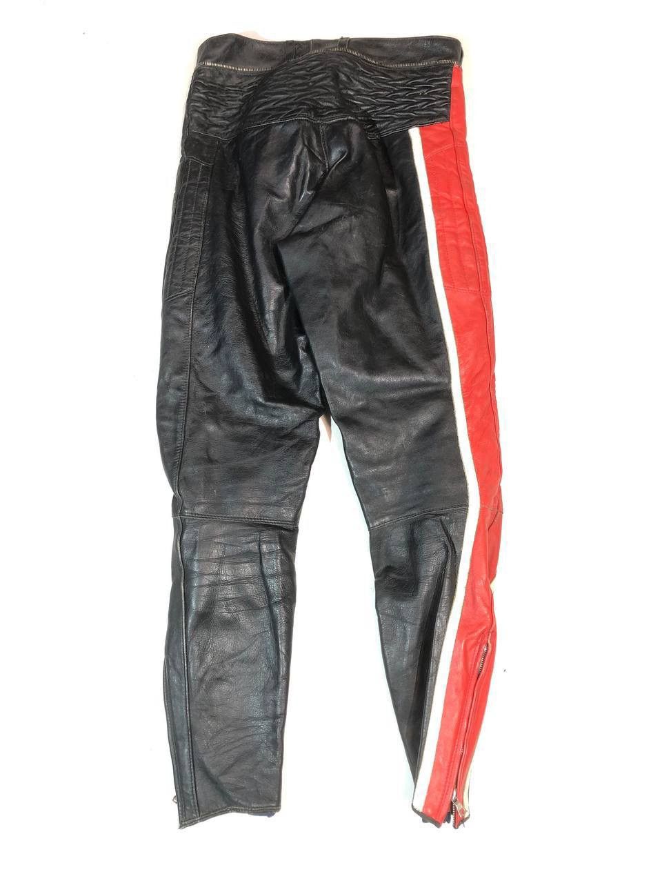 Japanese Brand × Leather Vintage RaRe Racing Moto Leather Pants Size US 28 / EU 44 - 5 Thumbnail