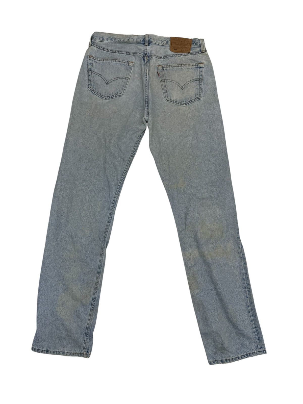 Levi's × Vintage Grunge Revival Kurt Cobain in Modern Shreds Distress Levis Size US 34 / EU 50 - 4 Thumbnail