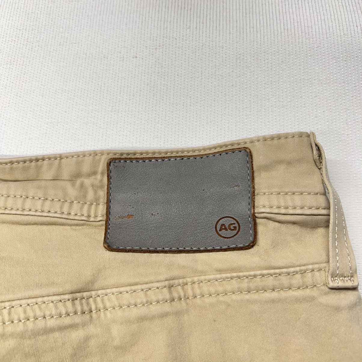AG Adriano Goldschmied AG Adriano Goldschmied Pants Khaki Everett Slim Straight Size US 36 / EU 52 - 16 Thumbnail