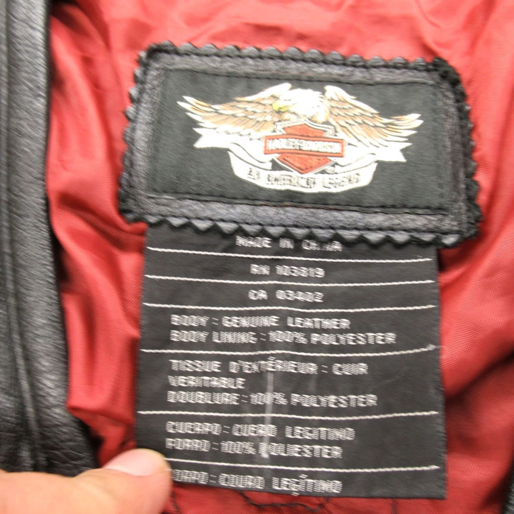 Harley Davidson VINTAGE Harley-Davidson Vest Women Large Black Leather Biker Motorcycle Full Zip Studded Embroidered Size L / US 10 / IT 46 - 5 Thumbnail