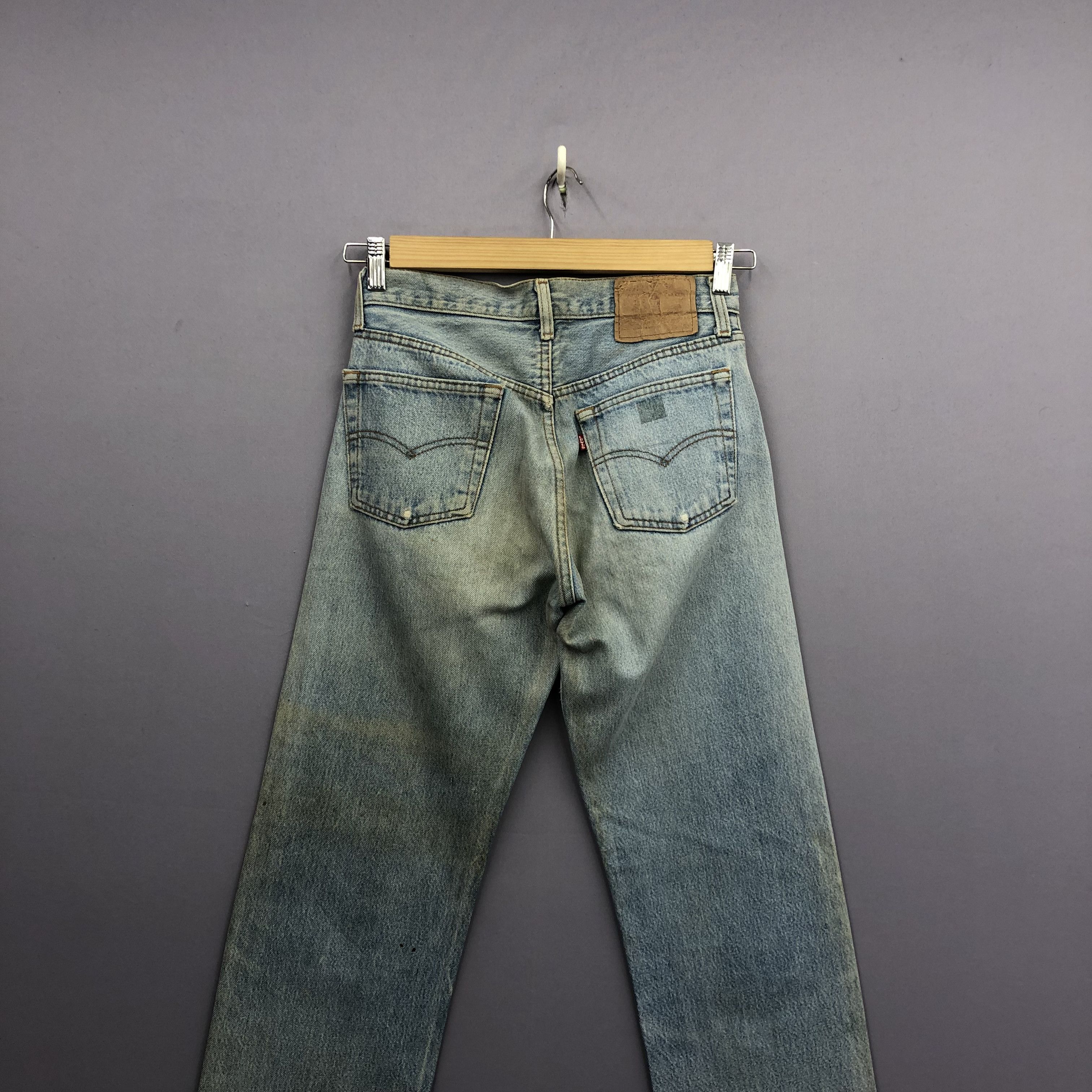 Levi's Vintage 80s Levis 501 Faded Light Wash Jeans Levi's Denim Size 28" / US 6 / IT 42 - 4 Thumbnail