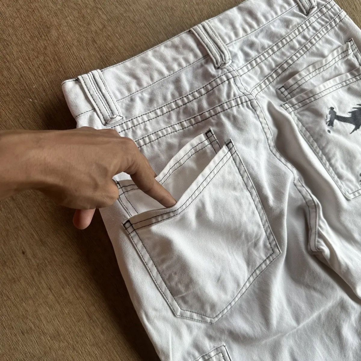 Oakley ARCHIVE🔥OAKLEY EMBROIDERY LOGO DOUBLE POCKET VERY RARE PANT Size US 29 - 19 Thumbnail