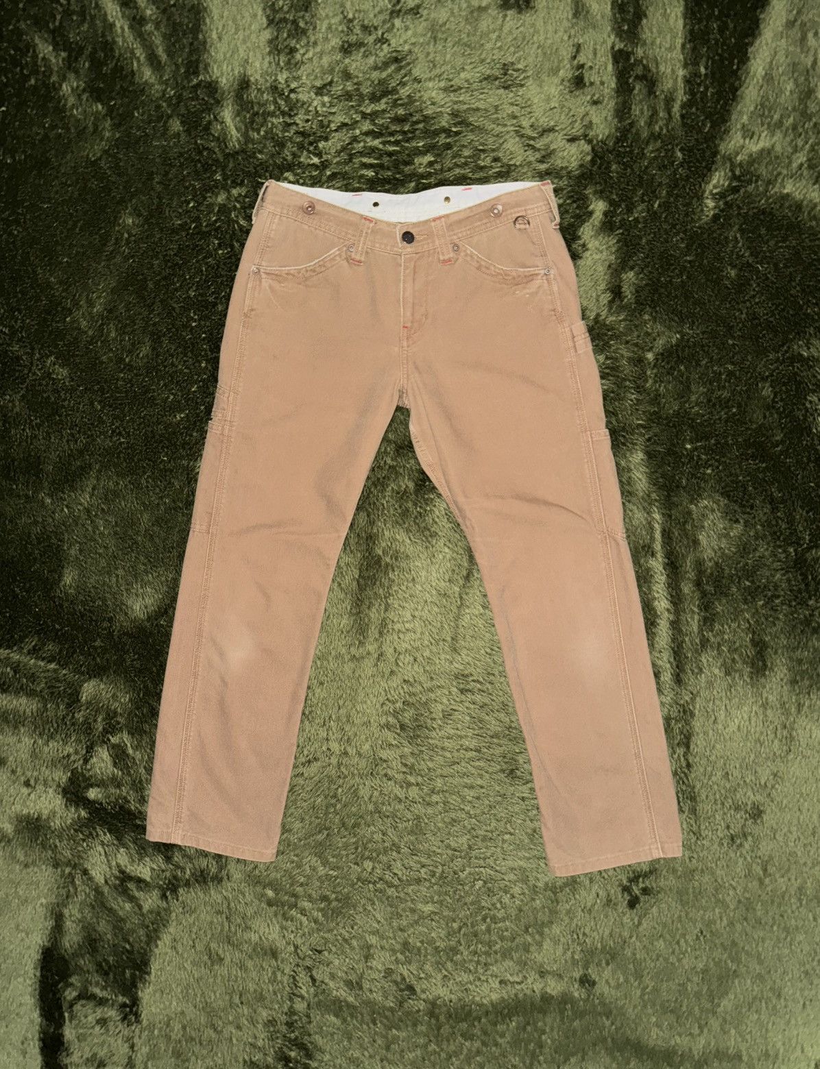 Dickies [S] Dickies Japan Cinch Back Duck Canvas Carpenter Pants Size US 30 / EU 46 - 1 Thumbnail