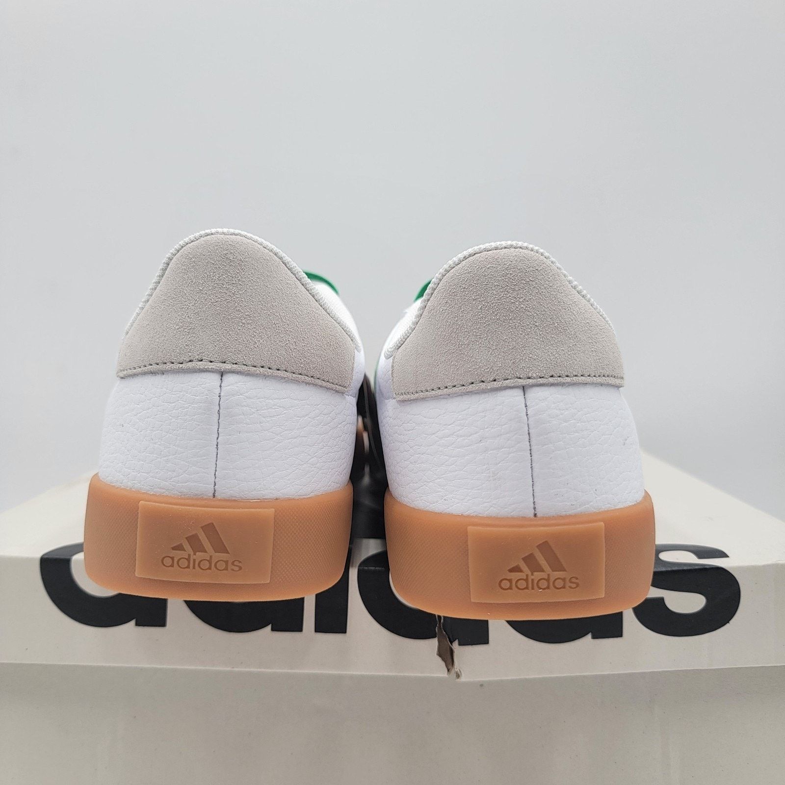 Adidas Adidas Men's VL Court 3.0 Skate Shoes White Red Green Size 9 Size US 9 / EU 42 - 5 Thumbnail