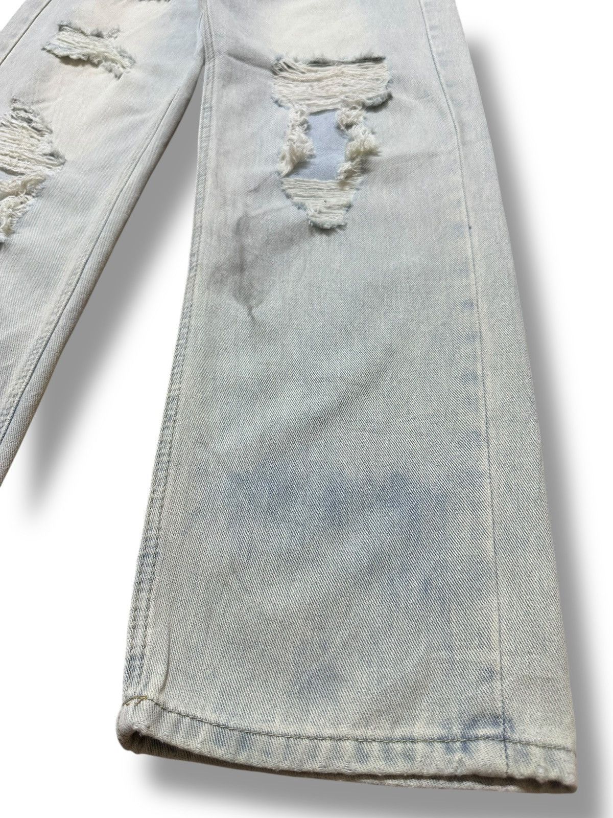 Japanese Brand Distressed Jeans With Baggy Loose Style Size US 28 / EU 44 - 8 Thumbnail