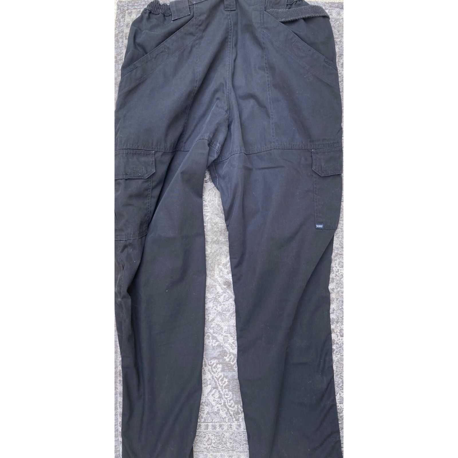 Vintage 5.11 Tactical Pants Cargo Regular 36 Black 5-Pocket Lightweight Breathable Poly Mens Jeans & Pants Size US 36 / EU 52 - 7 Thumbnail
