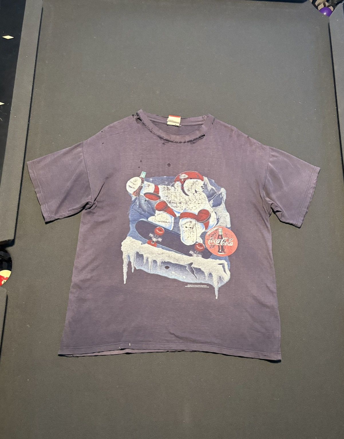 1998 Distressed Coca-Cola Polar Bear Tee