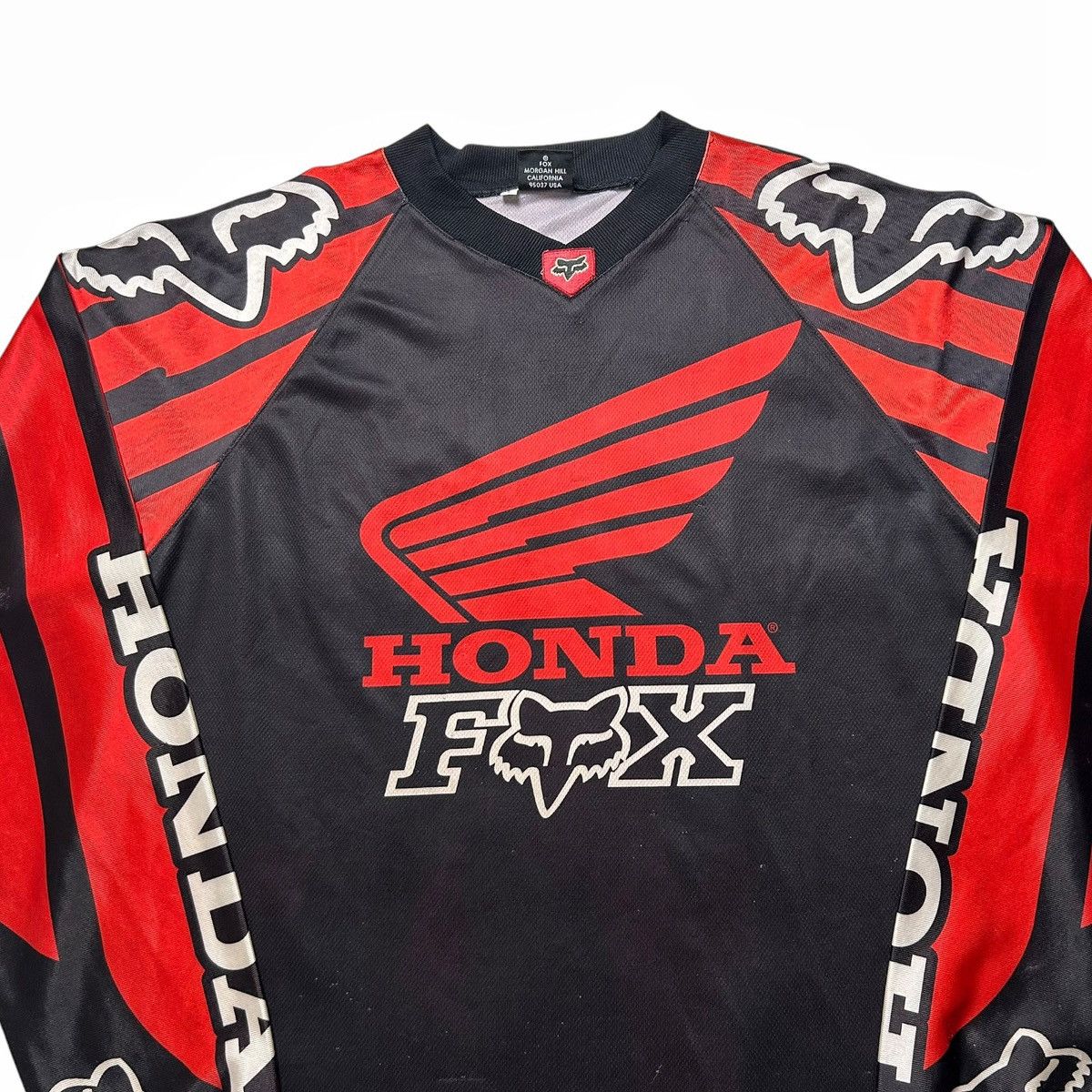 Fox Racing × Gear for Sports × Vintage Vintage 1998 Honda Fox Racing Jersey Ezra Lusk Motocross Size US L / EU 52-54 / 3 - 4 Thumbnail
