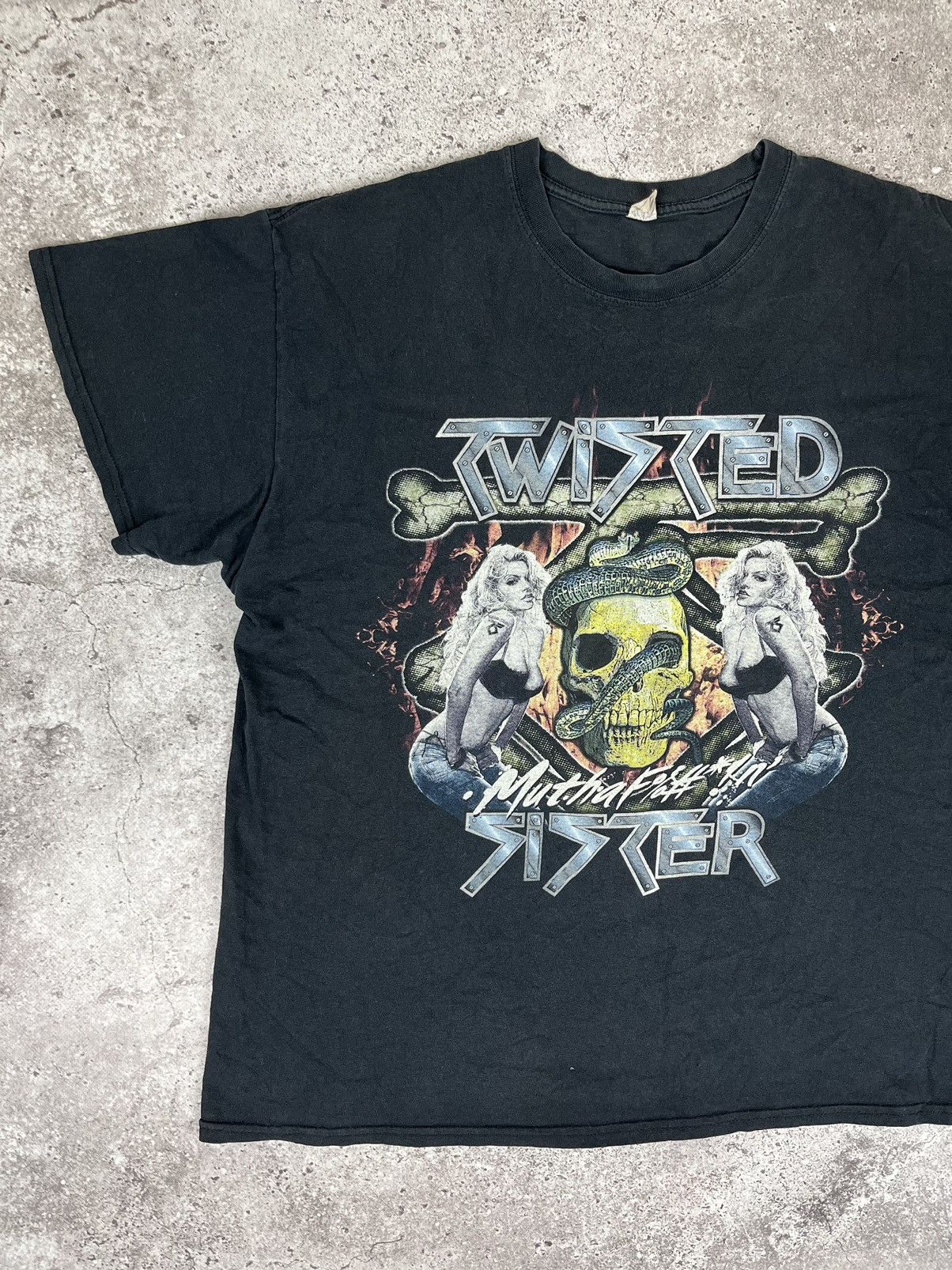 Band Tees × Vintage Twisted Sister Vintage 00s T Shirt y2k Size US XL / EU 56 / 4 - 3 Thumbnail