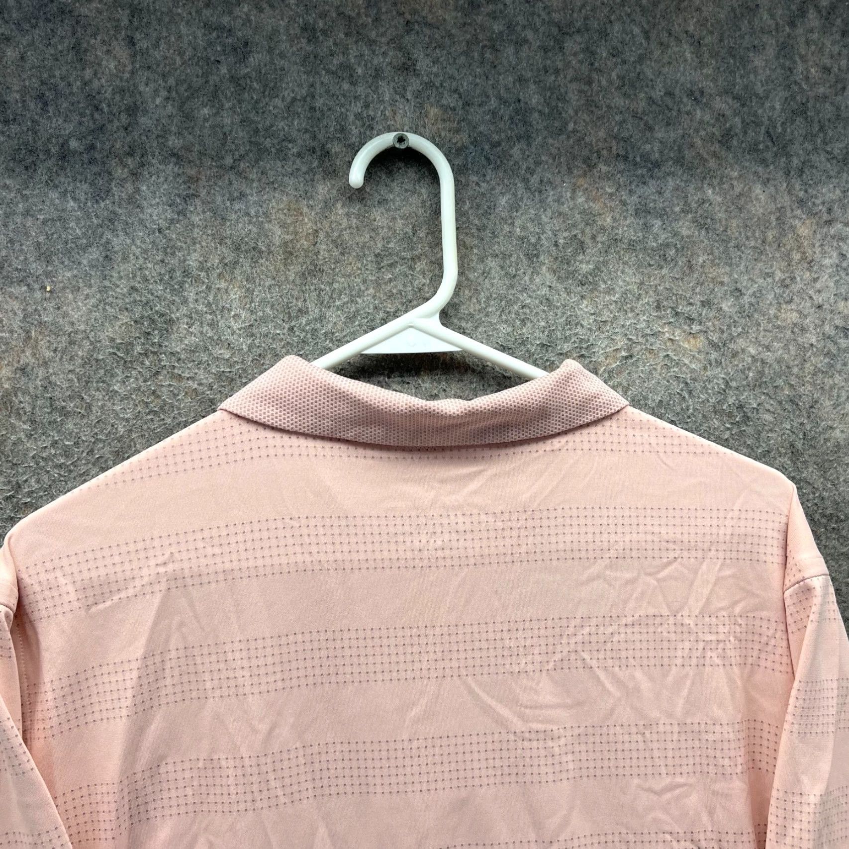 Nike Nike Polo Shirt Mens Large Pink Peach Swoosh Zonal Cooling St Andrews CC Golf Size US L / EU 52-54 / 3 - 3 Thumbnail