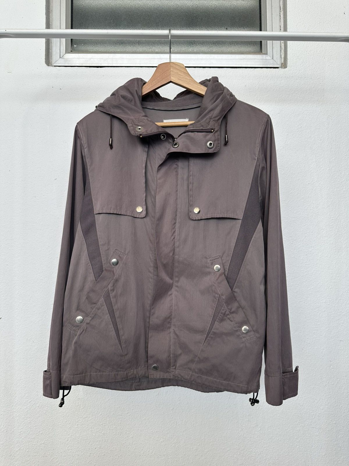 Japanese Brand 00's And A light paneled glossy zipper jacket Size US M / EU 48-50 / 2 - 8 Thumbnail