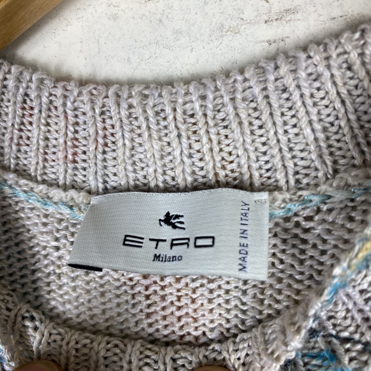 Etro 💥 ETRO TOP KNIT PAISLEY DESIGN Size M / US 6-8 / IT 42-44 - 10 Thumbnail