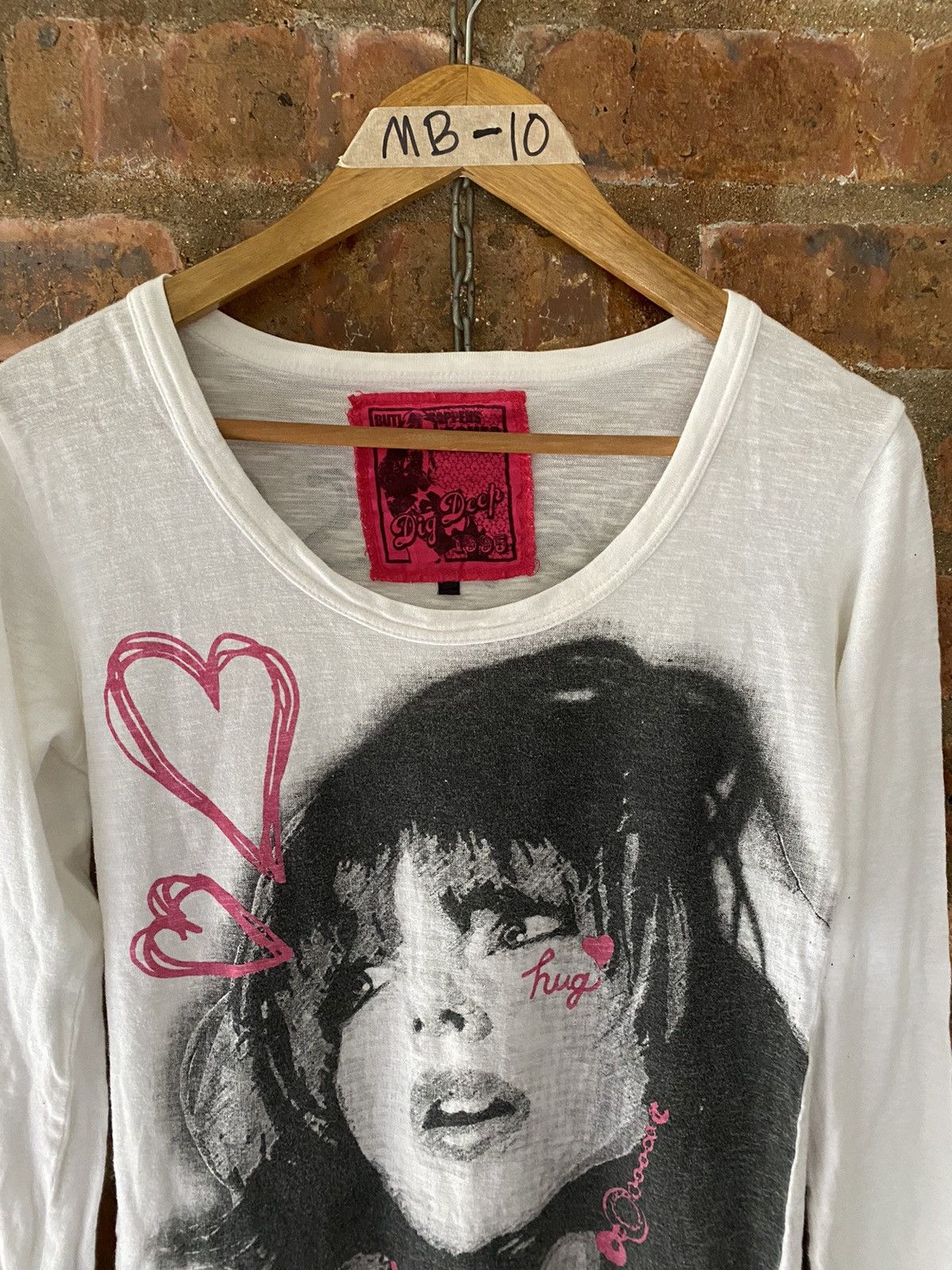 Hysteric Glamour 2000s Dig Deep Japan Skull love hug love sex Size M / US 6-8 / IT 42-44 - 3 Thumbnail