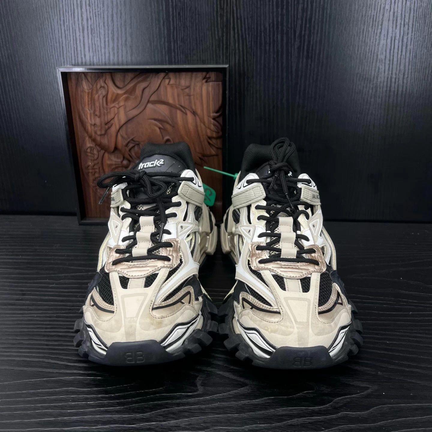 Balenciaga Balenciaga Track 2 Off-White/Black 42 Like New Size US 9 / EU 42 - 5 Thumbnail