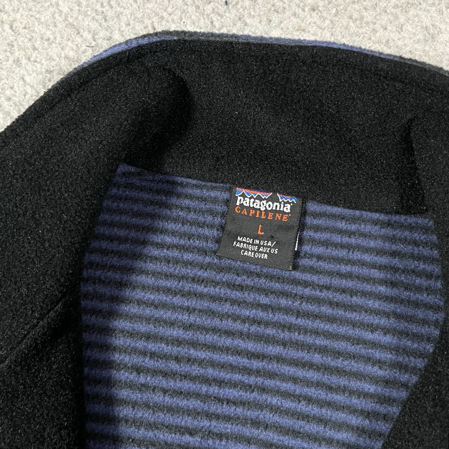 Patagonia Patagonia Capilene 1/4 Zip Mens L Blue Stripe Pullover Fleece VTG 1998 USA Windbreaker 90s Size US L / EU 52-54 / 3 - 2 Thumbnail