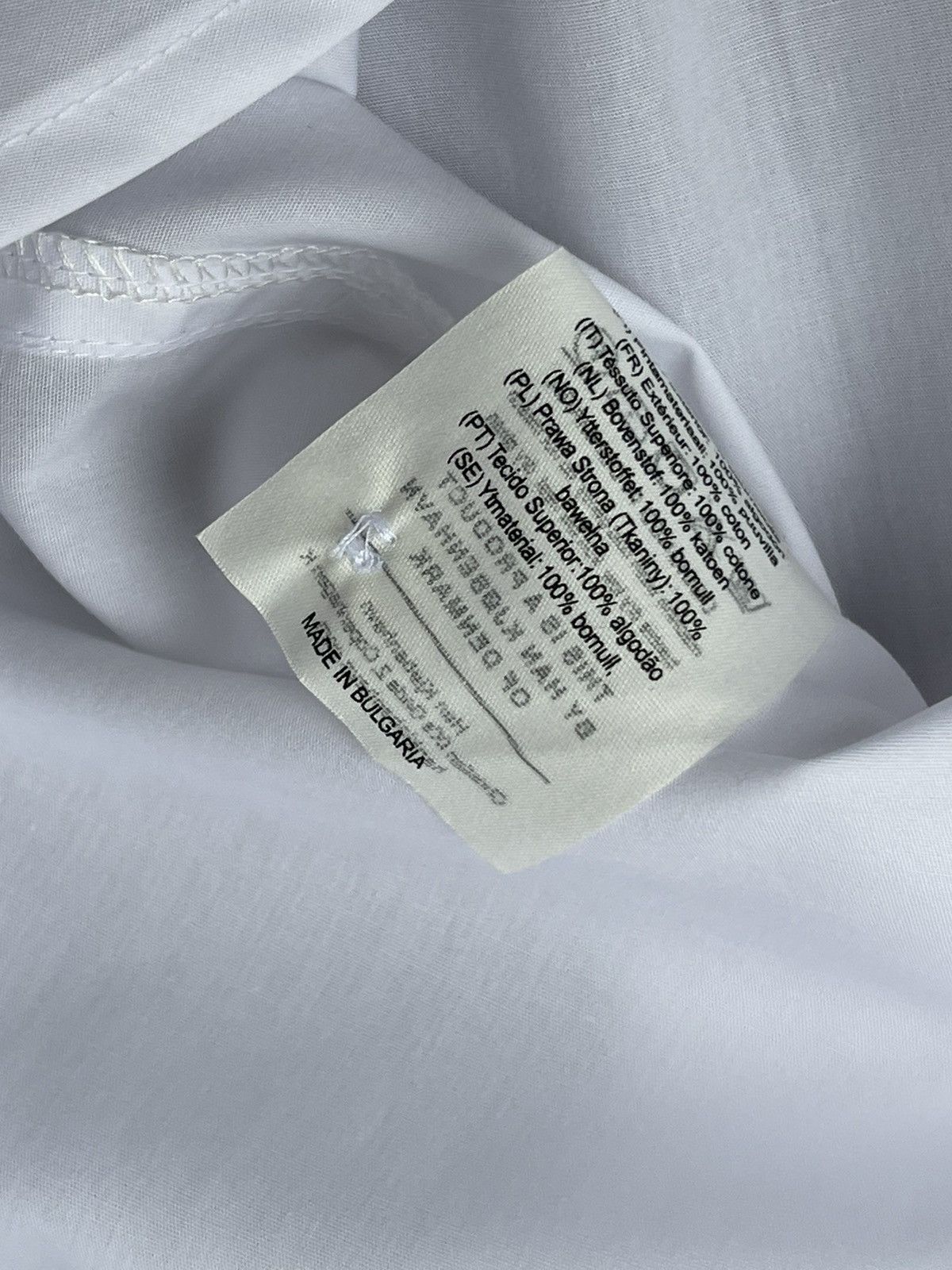 Han Kjobenhavn !DS! FW22 Han Kjobenhavn Poplin Script Logo White Shirt Size US S / EU 44-46 / 1 - 22 Thumbnail
