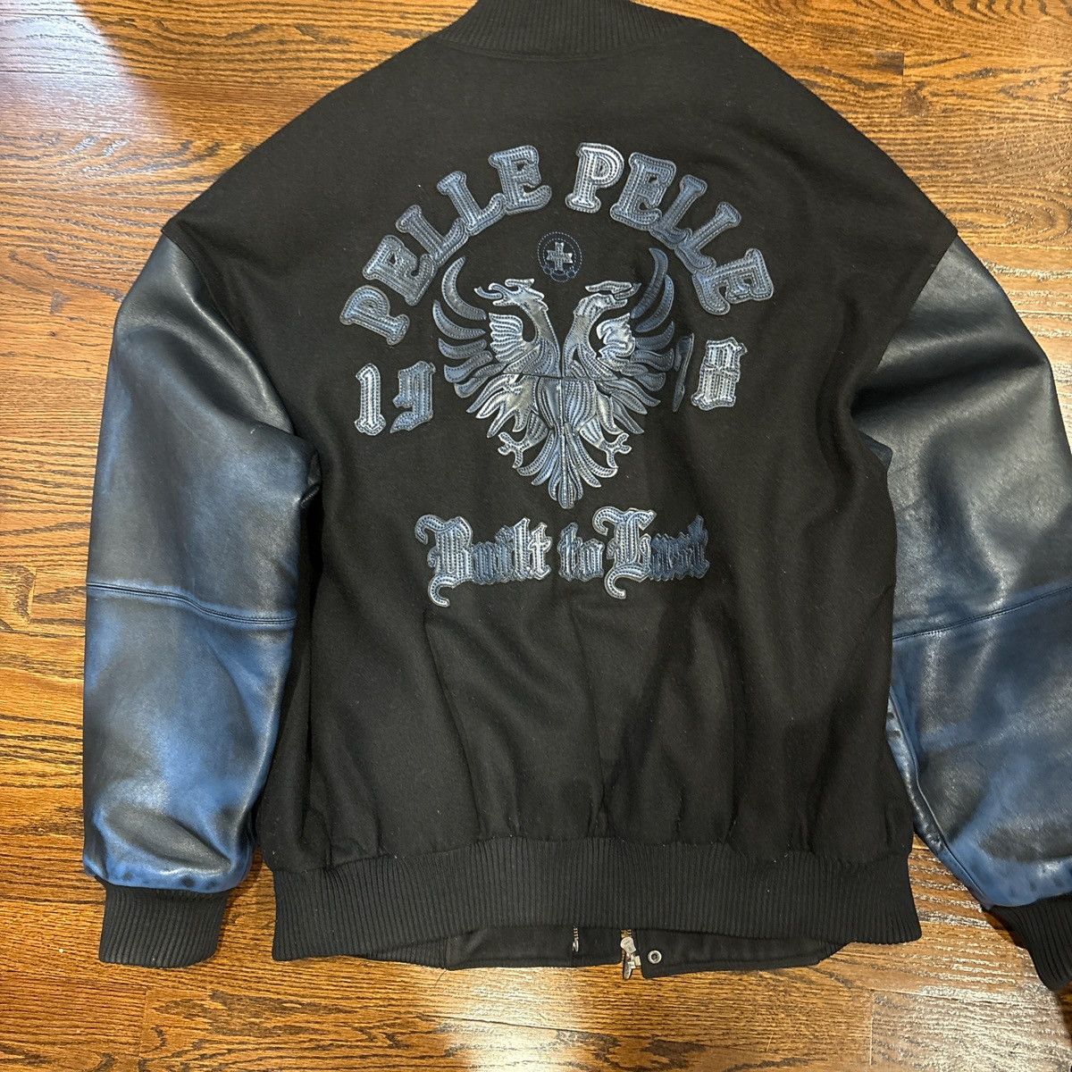 Pelle Pelle Vintage Pelle Pelle black/blue bomber Size US XXL / EU 58 / 5 - 1 Thumbnail