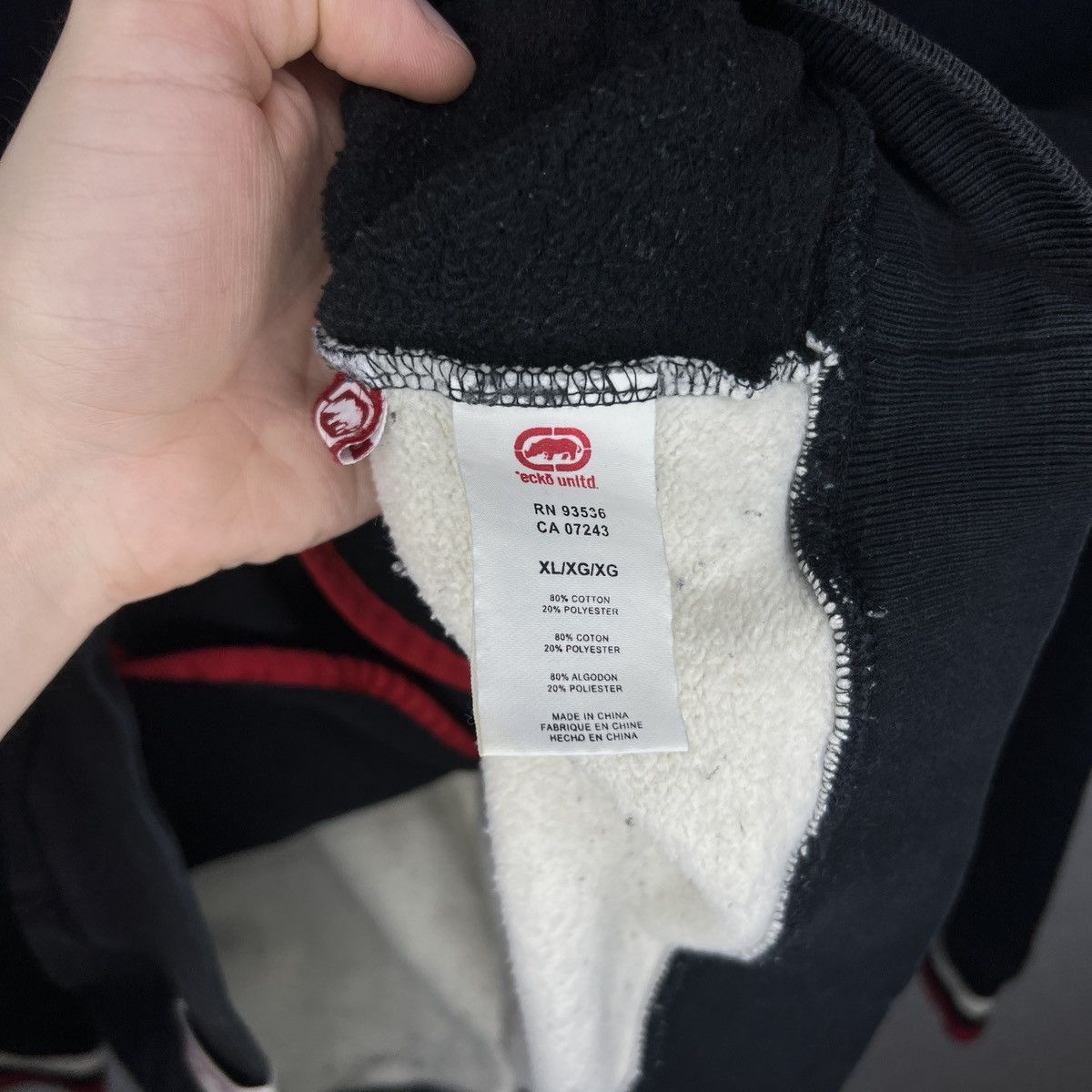 Ecko Unltd. Ecko Unltd Sweatshirt Zip Black Big Spellout Full Print Logo Size US XL / EU 56 / 4 - 6 Thumbnail