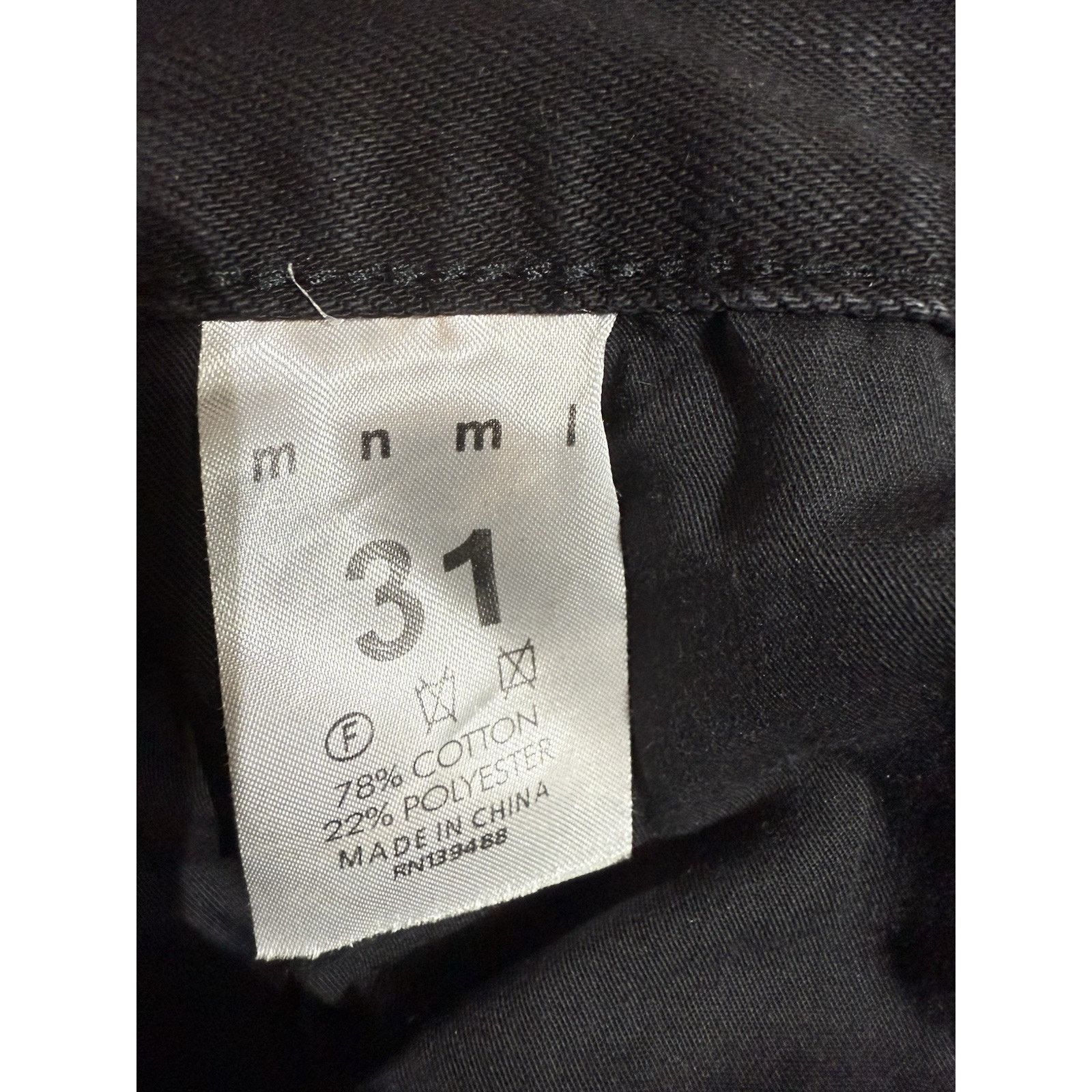 MNML Mnml Jeans Men 31 Distressed Ripped Grunge Edgy Y2K Inspired Size US 31 - 9 Thumbnail