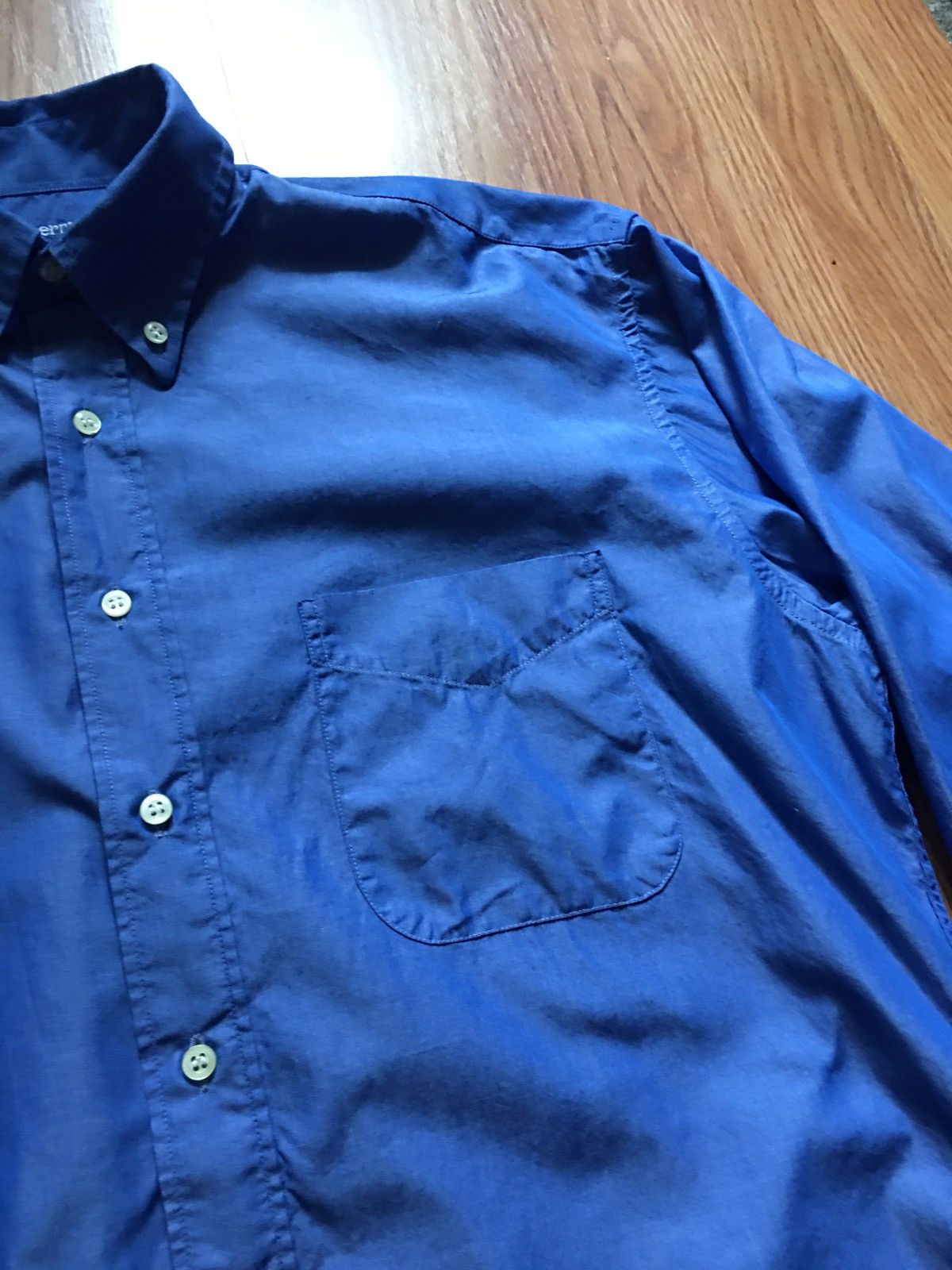 Burberry Burberrys Blue Cotton Elegant Shirt Size 15.5 / 39 Size 40S - 4 Thumbnail