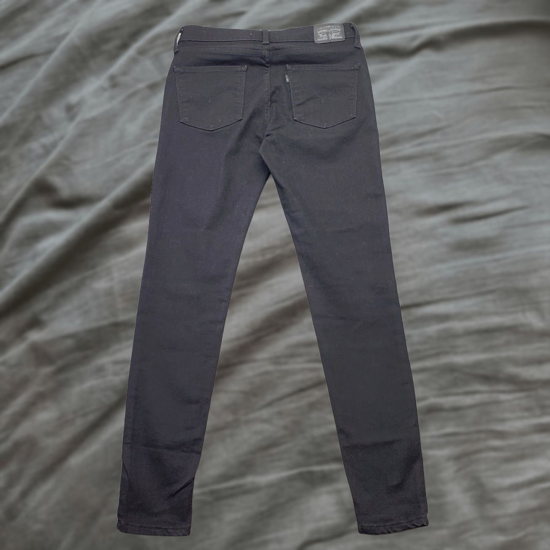 Levi's Levi's Jeans Womens Size 29 Black Denim 700 Series High Rise Skinny Leg 28.75" Inseam Dark Wash 5-Pocket Regular Size 29" - 1 Thumbnail